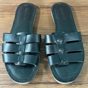 Madewell ‘The Boardwalk’ Slides Sandals Women’s Size 8 Shoes